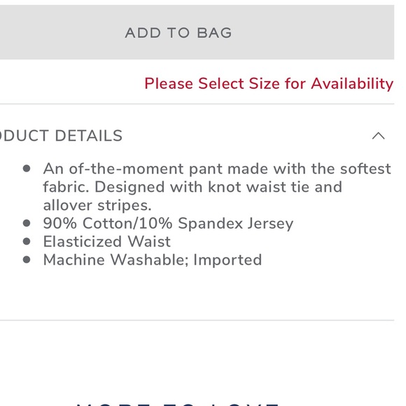 Janie & Jack striped wide leg knit pants - Picture 3 of 7